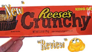 Trying 'New' Reese's Crunchy (Review) #Shorts #Reeses #ReesesCrunchy