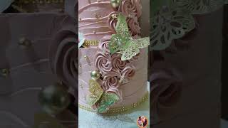 Two tier elegant cake for debutante #customizedcake #beautiful