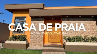 Casa de Praia com SPA para 8 pessoas | 02 dormitórios - Indaiá, Caraguatatuba/SP