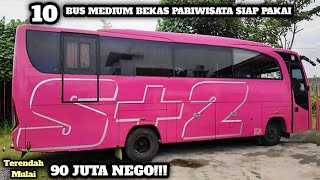 HARGA BUS MEDIUM BEKAS PARIWISATA MULAI 90 JUTA NEGO || UPDATE TERBARU 2023 || JUAL BELI BUS BEKAS