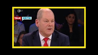 Schausten talkt für kranke illner: spd-vize scholz kritisiert merkel