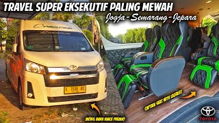 TRAVEL PALING MEWAH | Jogja-Semarang Naik Rimba Raya Shuttle Hiace Premio Super Eksekutif Seat