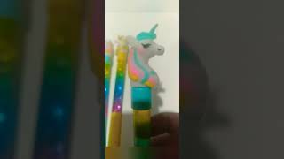 Unicorn🦄 Glitter Pen||#Shorts#unicorn #trending