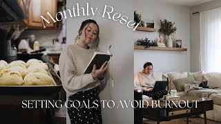 FEBRUARY RESET | how I'm resetting for a new month ( but realistic)