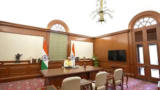 pm modi first day . pm modi join office. modi first decision.