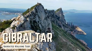 GIBRALTAR | 4K Narrated Walking Tour | Let's Walk 2023