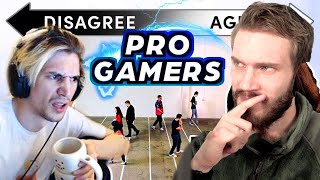 Streamers & PewDiePie react to "Do All Pro Gamers Think The Same?" by Jubilee [xQc, Pokimane Mizkif]