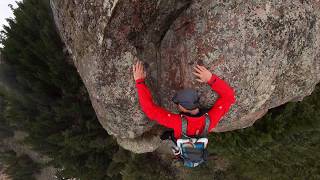 "Matron Voyage," Rock Climb in the Flatirons, Boulder CO