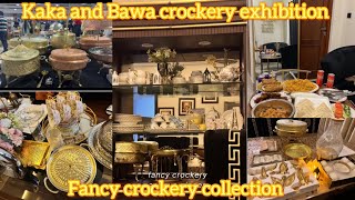 Fancy crockery cake dish, serving tray | BBQ dishes | kitchen Eid items