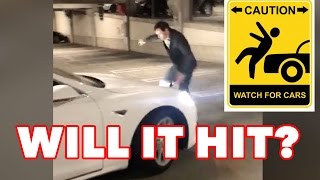 Will a Tesla Model "S" Allow You To Run Down a Pedestrian? We Test It Out!