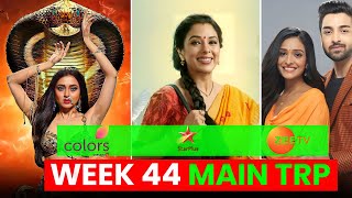 Week 44 Main TRP - Star Plus | Colors Tv | Zee Tv | TeleForever