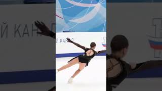 Kamila Valieva 🥇 in Moscow, 4T+2A+2A warmup! #kamilavalieva #фигурноекатание #камилавалиева