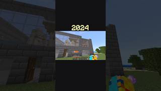 Minecraft farm of iron 2013/19 vs now #minecraft #nostalgia #meme