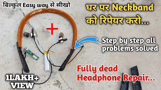 How To Repair Neckband Headphone At Home In Easy Way