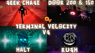 Terminal Velocity Candy Vs Other Entities in Doors The Haunt | Doors Halloween Update Trick or Treat