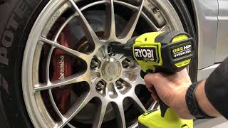 Testing auto mode on Ryobi P262 brushless impact wrench