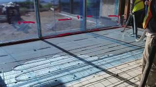 Radiant Floor Heating - Lightweight Concrete ( Gypsum Concrete - Gypcrete ) - Los Angeles