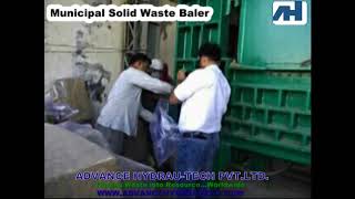 Municipal Solid Waste(MSW) Baler/MSW Block Making Machine