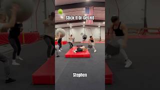 Stick It Or Get Hit #victory #sports #shorts #youtubeshorts #funny #challenge #fitness #flip #gym