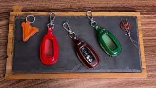 Hyundai KONA / Tucson / SantaFe 2018 - Leather Key Fob Cover Installing Guide