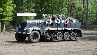 Half-tracks used by the German Army during WWII, Sd.Kfz. 7 & Sd.Kfz. 9 Famo #ww2 #military #history