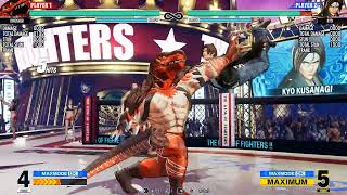 (King of Fighters XV) King of Dinosaurs Midscreen Combo Bread and Butter