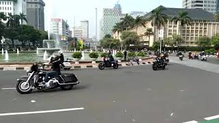 Moge Balapan di Car Free Day Sudirman Jakarta