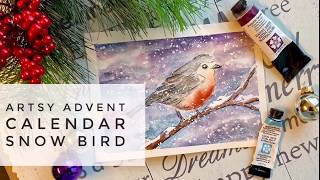 Artsy Advent Calendar - Snow Bird