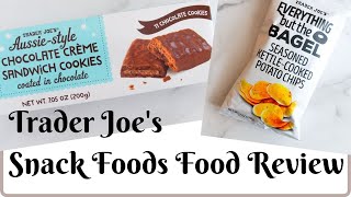 Andy Eats: Trader Joe's Snack Foods Food Review!