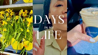 days in my life | ADULTING, ICE CREAM LATTE🍦, GROCERY RUN, RED LIGHT THERAPY, GIRL TALK, NAIL DATE 💛