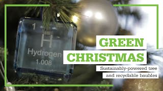 Green Christmas: Sustainably-Powered Tree and  Recyclable Baubles