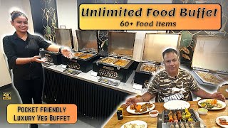 Unlimited 60+ Food Items | Unlimited Veg Food Buffet + Unlimited Barbecue | Grill Affair Jalandhar