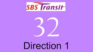 SBS Transit Trunk Service 32 Hyperlapse (Direction 1) / SMB8037C