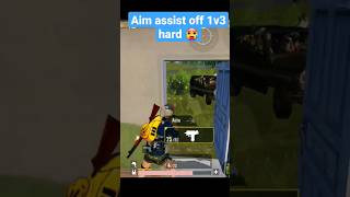 Aim assist off 1v3 (pubg mobile)pubg #bgmi #viral #bgmishorts #lolzzzgaming like and subscribe