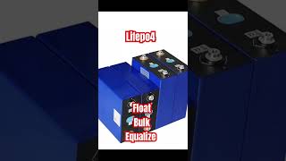 Lifepo4 - Float, bulk, equalize