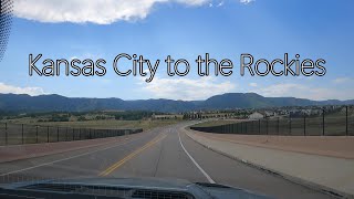 Kansas City to Colorado Springs Time Lapse