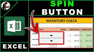 Spinning Button Excel | Add and Use Microsoft Office