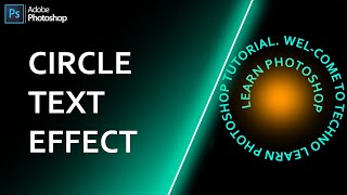 Type a Text in Circular Form In Photoshop cc | Photoshop Tutorial | Text Effect