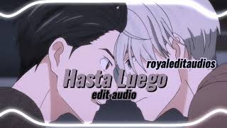 HRVY & Malu - Hasta Luego [edit audio]