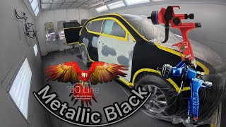 G41 Metallic Black Whole Side Paint Work!! (Glasurit 100Line)