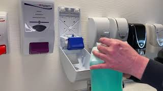 2 litre dispenser - How to replace hand soap cartridge