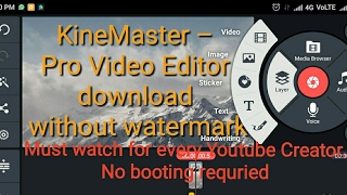 KineMaster–Pro Video Editor download without watermark (YouTube creators ज़रूर देखे)