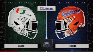 Miami (0-0) vs. Florida (0-0) | NCAA 25 Week 1 Simulation