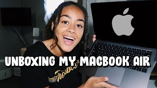 unboxing the 2019 macbook air 13” + vlog !