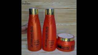 Kit tratamento manutenção capilar nano relax life hair 500g