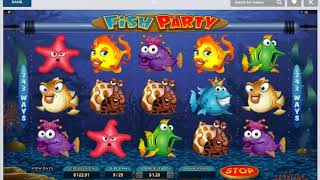 FISH PARTY Fun Play 243 Ways To Win Online Slot Machine Live Play