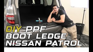 Nissan Patrol Y62 - DIY PPF Boot ledge