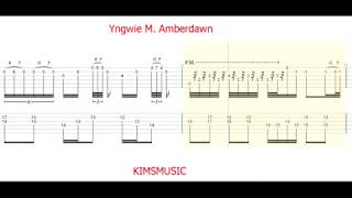 Yngwie M  Amberdawn 2 (Free tabs)