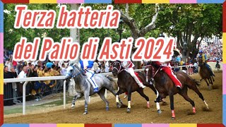 La terza batteria del Palio di Asti 2024