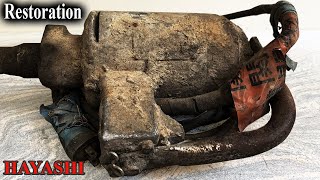 Restoration/ Very Old Concrete Vibrator Restoration / Cement Vibrator Rescue / HAYASHI of Japan